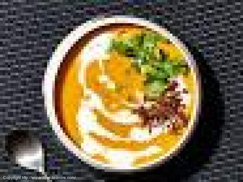 Thai Peanut Sweet Potato Soup